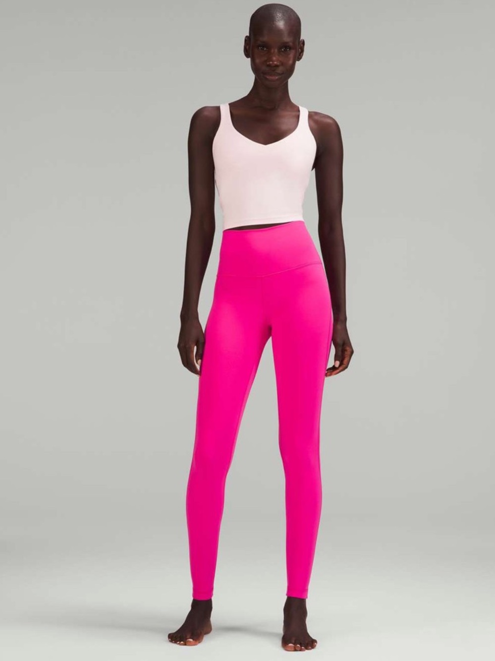 Lululemon Align High-Rise Pant 25" Sonic Pink -  Size 4